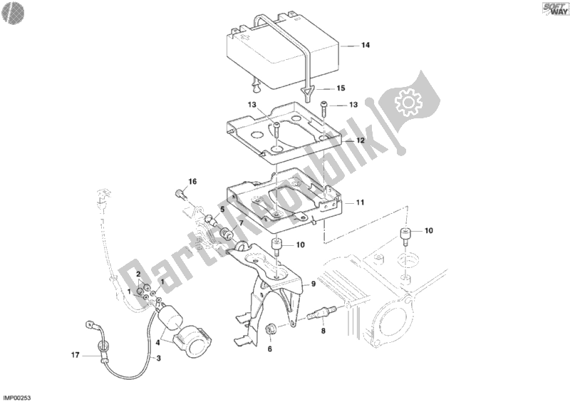 Wszystkie części do Bateria Ducati Monster S4R USA 996 2005